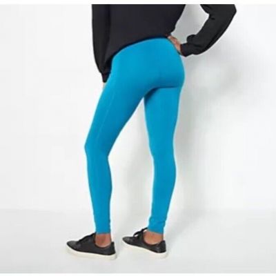 All Worthy Hunter McGrady Lace Up Legging Womens Size 1X Sea Blue NEW