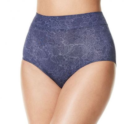 Warners Women's Navy No Pinching No Problems Tailored Brief, 10, 3 Pack