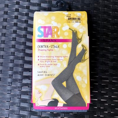 Spanx Tights Size A Star Power Heathered Gray Shaping Career Casual 95-125lb