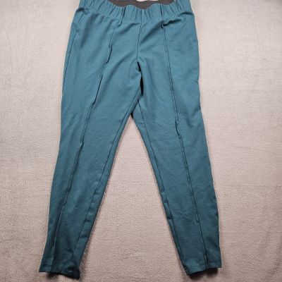 Ava & Viv Leggings Pants Teal Size X Exposed Seam