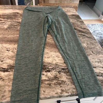 New Vitality Green Crossover Leggings  Size Large