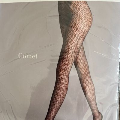 WOLFORD Comet Tights Black/Hematite 19170 Size Small - NEW - RARE