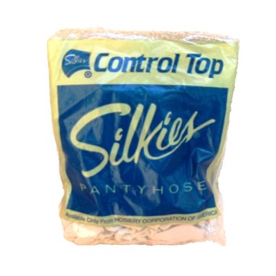 Silkies Control Top Pantyhose with Support Legs Ivory Size Large