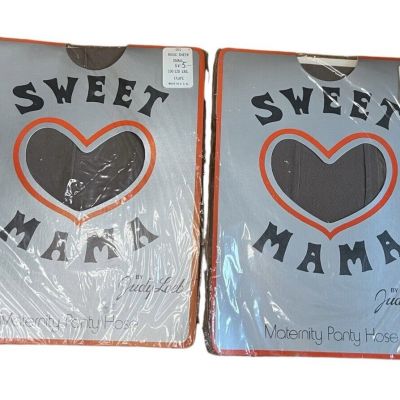 Vintage 1960s Sweet Mama Maternity Tights Small Bundle Of (2) Judy Loeb