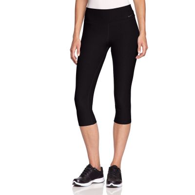 Nike Black Athletic Legends Capri Cropped Leggings Women's Size Small