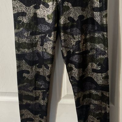 NOBO Jr’s High Rise Basic Ankle Camo Print Leggings M (7-9) Medium New