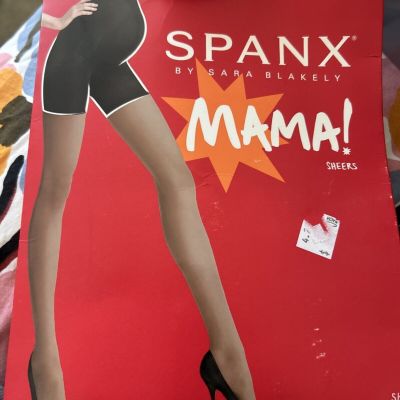 Spanx Mama Full Length Shaping Sheers Tights Nude Size B