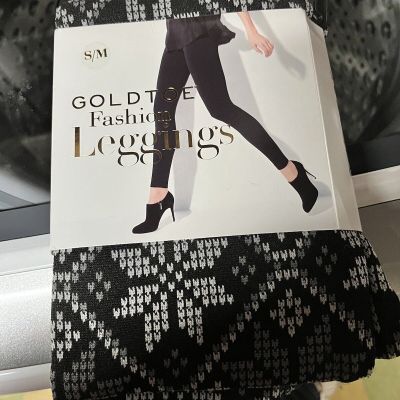 Gold Toe Fashion Leggings Size Small/Medium