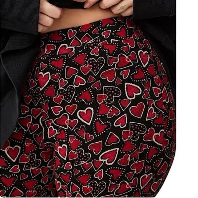 TORRID Doodle Hearts Full Length Leggings NWT Size 2X