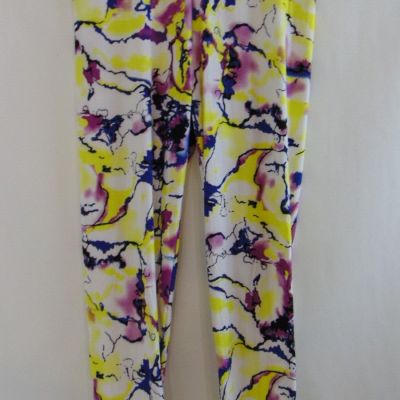 New AQ-Sport Pull-on Leggings Abstract Print Size L Large Regular Multicolor