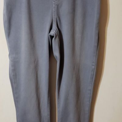 Spanx By Sara Blakely Denim Style Ankle Leggings Light Blue Denim Size L