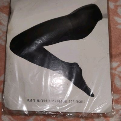 New Avon Legwear Control Top Tights Black Size B