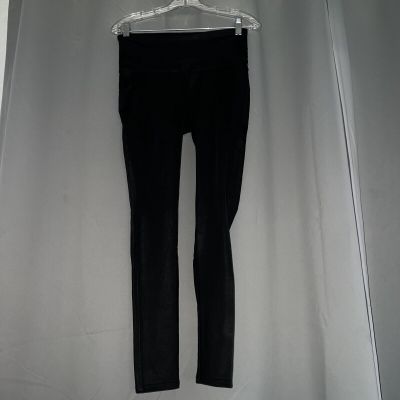 Seven7 Black Shiny Leggings Small