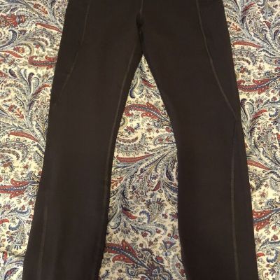 phisockat leggings Dark Brown Size Medium (NWOT)