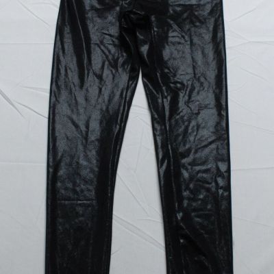 Nanamacs Clothing Co. Women's Shiny Flirt Alert Leggings JW7 Black Glitter Small