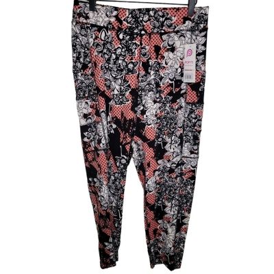 Pop Fit Nwt floral polka dot active legging pants size 2xl