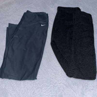 Two pair size extra small women’s workout pants. Nike, White House Black Market