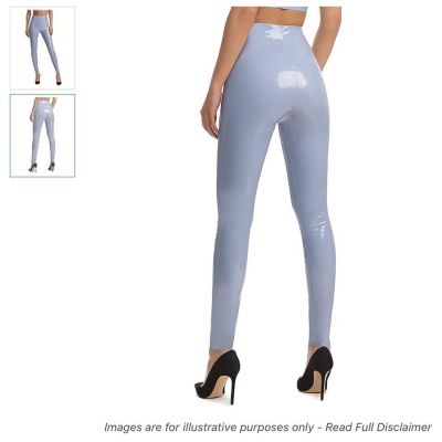 Commando Vintage Blue Patent Leather Legging Medium - SLG25