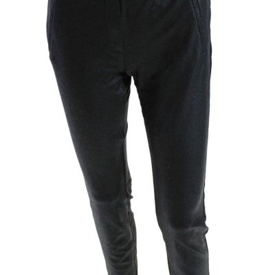 Tahari Womens Shiny Ponte Skinny Pants Leggings Black Size Small