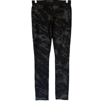 Helmut Lang Black Camo Pattern Pull On Denim Leggings Jeggings Womens 25