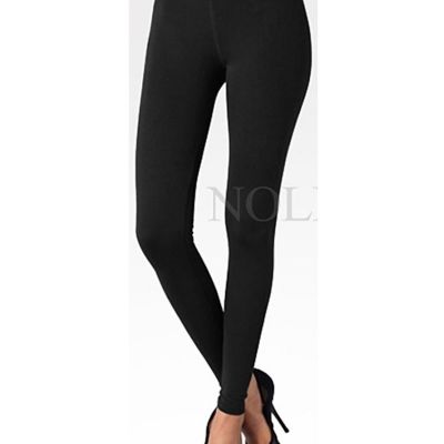 Women's Black Solid Winter Fashion Tights - S/M - T06170BK