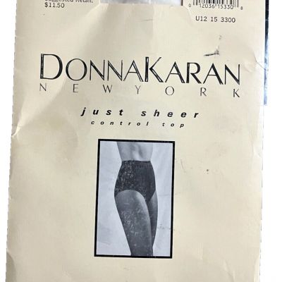 Donna Karan New York Just Sheer Control Top Hosiery Pantyhose Ivory Medium