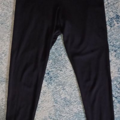 Felina Soft Leggings Womens XL Black High Waisted Super Soft Workout Ankle Pants