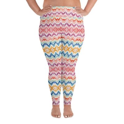 All-Over Print Plus Size Leggings