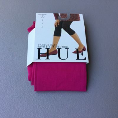 NWT Hue Opaque Capri Tights w/ Light Control Size 1 Gloss #744G