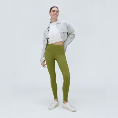 EVERLANE The Perform Leggings green womens SIZE XS