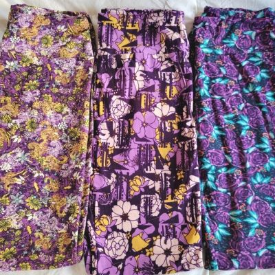 Lularoe Leggings OS one Size Womens Active Wear Casual Stretch Pants Reg 2 - 12