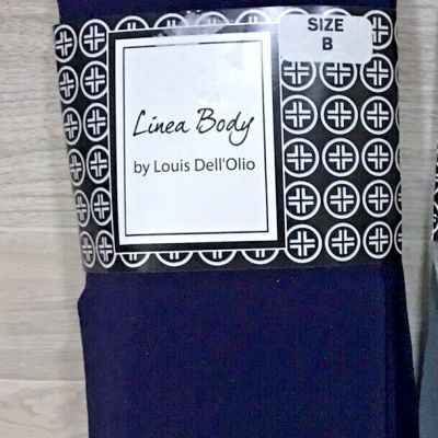 Linea Body by Louis Dell'Olio solid opaque tights in navy Size B style#A260016