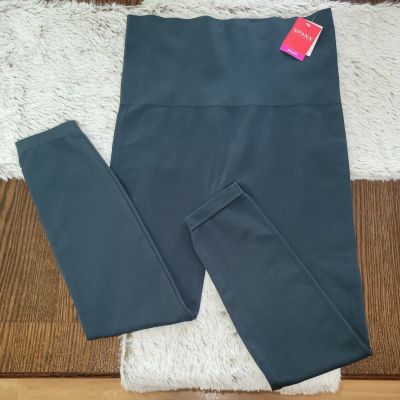 Spanx Leggings Shapewear New 3X Plus Size Dark Green High Waisted FL351P Control