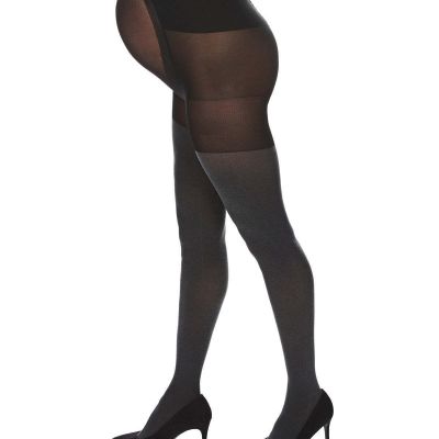 Women's Maternity Opaque Heather Microfiber Tights