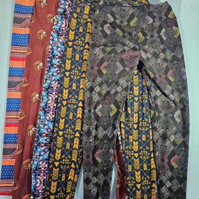 LuLaRoe One Size Leggings Lot Of 5 Pair