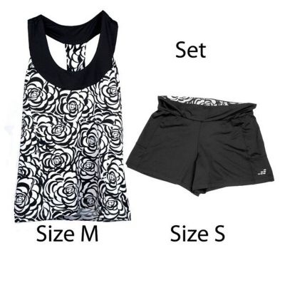 BCG Exercise Workout Set Top Women's Size Medium, Bottoms Size Small