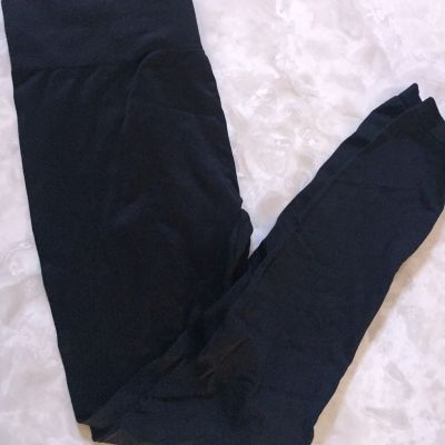 New Mix Black Tights Plus Size Gathered Waist Leg