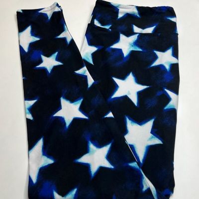 NEW LuLaRoe TC2 Leggings BLACK BLUE Nautical Magic CHRISTMAS Astronomy Space USA