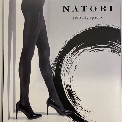 NATORI PERFECTLY OPAQUE TIGHTS BLACK SIZE M / L 50 DENIER