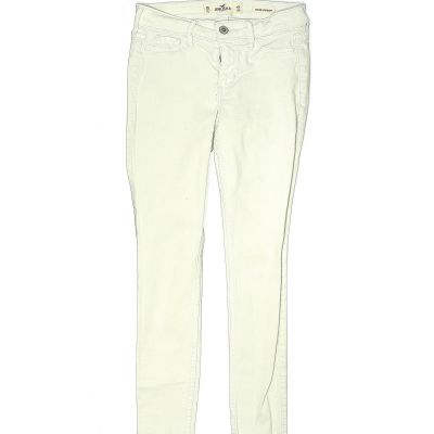 Hollister Women Ivory Jeggings 24W