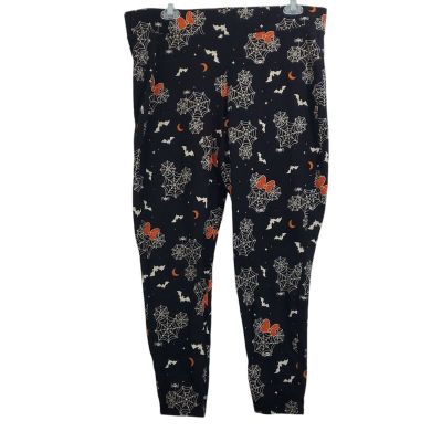 Torrid Disney Mickey Minnie Mouse Halloween Leggings Spider Web Size 2X 18 20