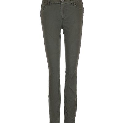 Ann Taylor LOFT Women Green Jeggings 24 W Petites