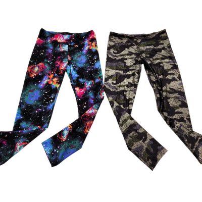 No Boundaries Womens Sz L 11-13 2pc Galaxy Shimmer Camo Stretchy Pants Leggings