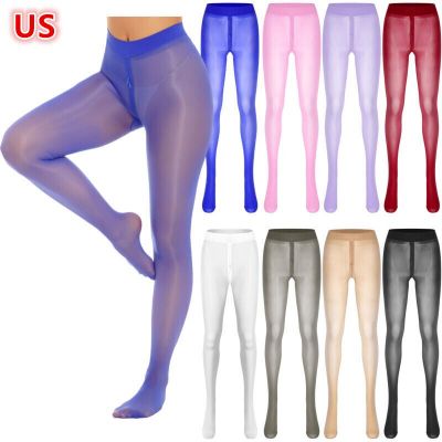 Women's Lingerie Smooth Pantyhose Pants Tights Gym Trousers Sheer Nightwear 30D