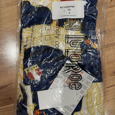 NWT Lularoe TC Leggings - Gold Red American Eagle ???? - Brand new Sealed