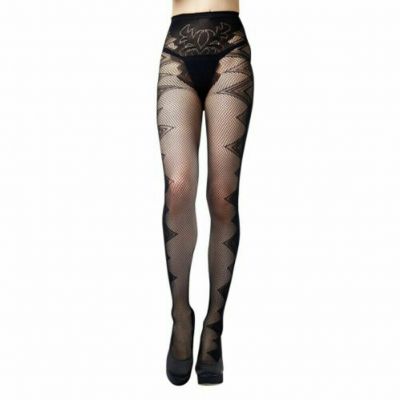 Spotlight Hosiery Women's Thigh with the Sheer Pattern on the Front and Rear