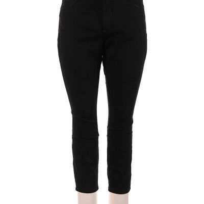 NY&C Women Black Jeggings 16 Petites