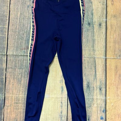 Savage X Fenty Lace Race High-Waist Legging Blue  Size 1X