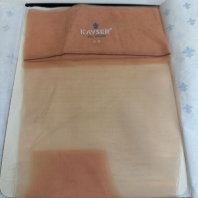 VINTAGE Kayser Hosiery-Seamless-Peach Flip-Sz9M X 2 *NEW