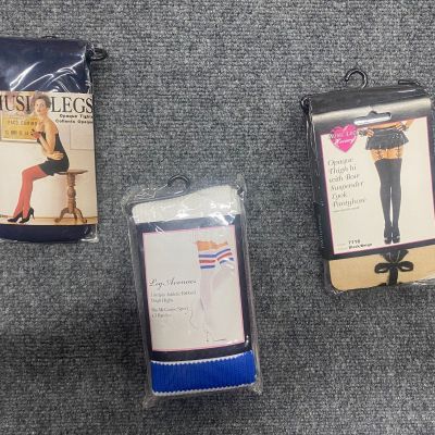 Variety of Stockings - Music Legs Hosiery Pack of Three